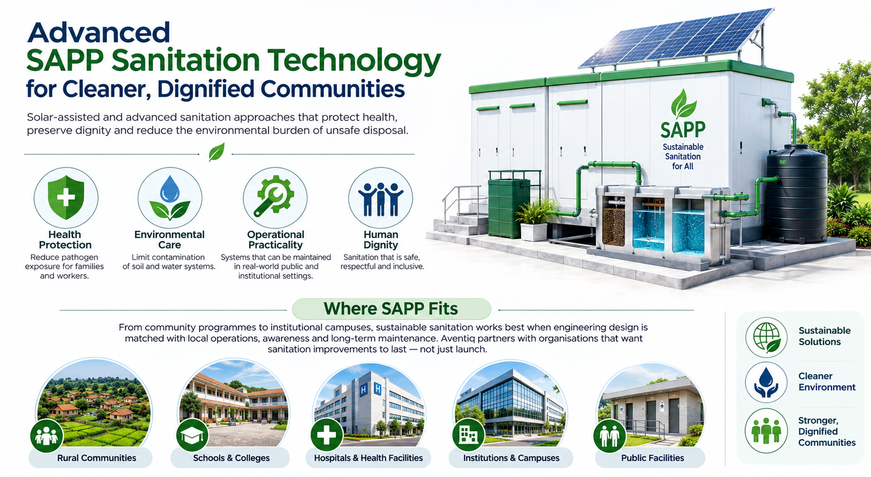 Advanced SAPP Sanitation Technology for Cleaner, Dignified Communities